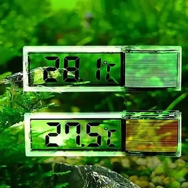 1PCs Electronic LCD Digital Fish Tank Temperature Aquarium Thermometer Measurement Fish Tank Temp Meter Aquarium Accessories