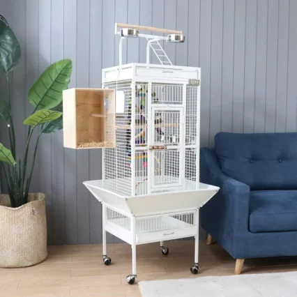 Luxury Large Parrot Cage Bird Cage King Size Villa Breeding Cage Grey Parrot Large Space Premium Horizontal Silk
