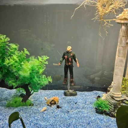 1pcs Aquarium Landscaping Accessories Fish Tank Jason Underwater Doll Fish Tank Decoration Accessories Christmas, Halloween Gift