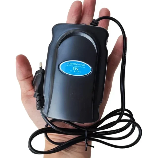 5W Aquarium Silent Air Pump 220V-240V 110V Fish Tank Quiet Oxygen Pump Accessories Bubble Pump Air Stone Aquarium Air Compressor - Image 6