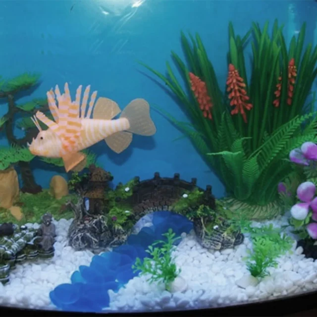 Fish Tank Artificial Bridge Resin Landscape Decoration Bridge Aquarium Equipment Accessories Ornament Cave Aquatic Pet Fish - Image 5