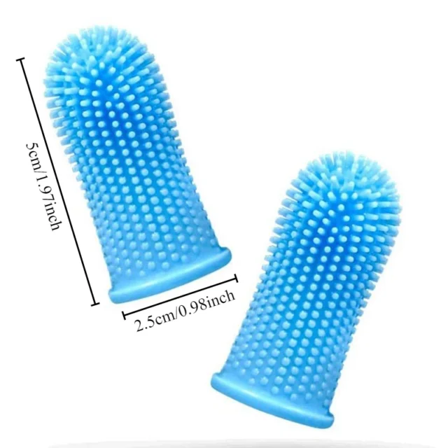 Dog Super Soft pet Finger Toothbrush Teeth Cleaning Breath Care Nontoxic Silicone Tooth Brush Cat dog toothbrush pet products - Image 6