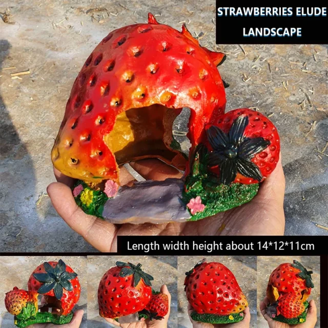 Fish Tank Reptile Box Landscaping Decoration Creative Resin Ornament Lizard Gecko Tree Root Hide Cave Amphibians Terrarium Decor - Image 3