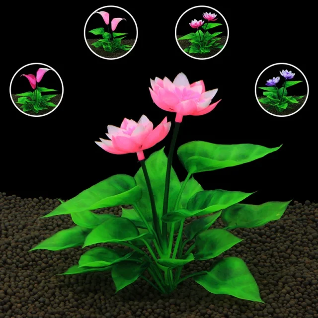 Artificial Aquarium Decor Plants Underwater Water Grass Aquatic Plastic Plants For Fish Tank Aquarium Decorations - Image 5