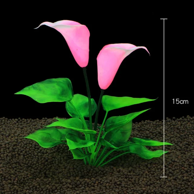 Artificial Aquarium Decor Plants Underwater Water Grass Aquatic Plastic Plants For Fish Tank Aquarium Decorations - Image 6